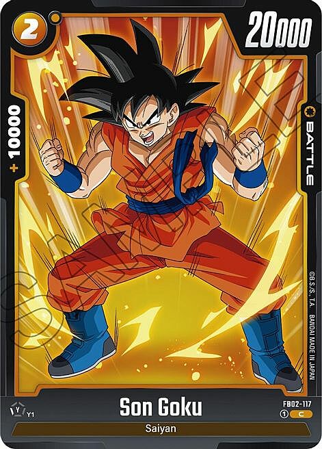 Son Goku Card Front