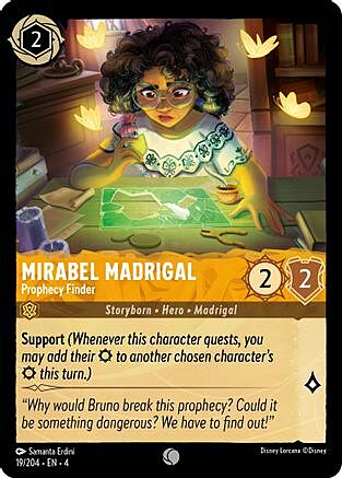 Mirabel Madrigal - Prophecy Finder Card Front