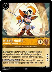 Minnie Mouse - Musketeer Champion