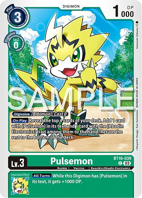 Pulsemon Card Front