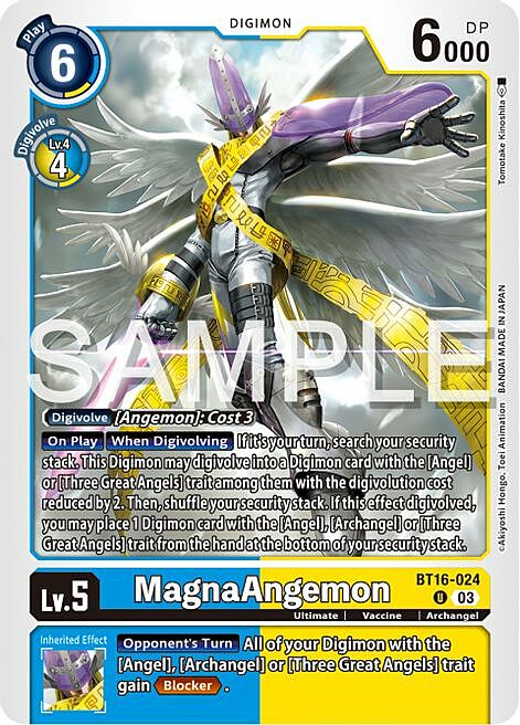 MagnaAngemon Card Front