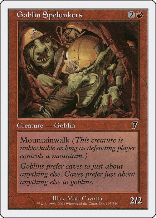 Goblin Spelunkers Card Front