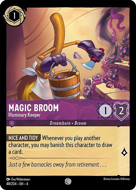 Magic Broom - Illuminary Keeper Card Front