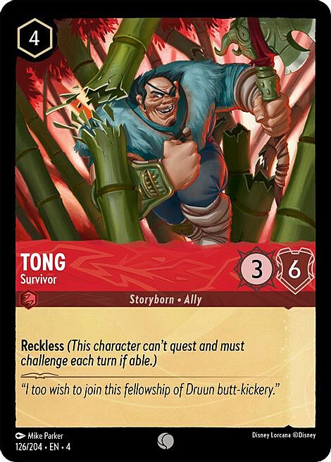 Tong - Survivor Card Front