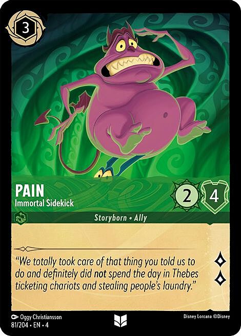 Pain - Immortal Sidekick Card Front