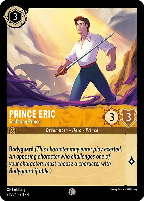 Prince Eric - Seafaring Prince Card Front