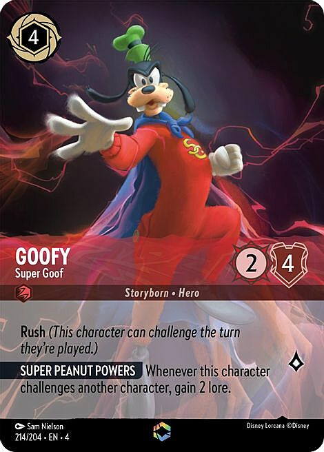 Goofy - Super Goof Card Front