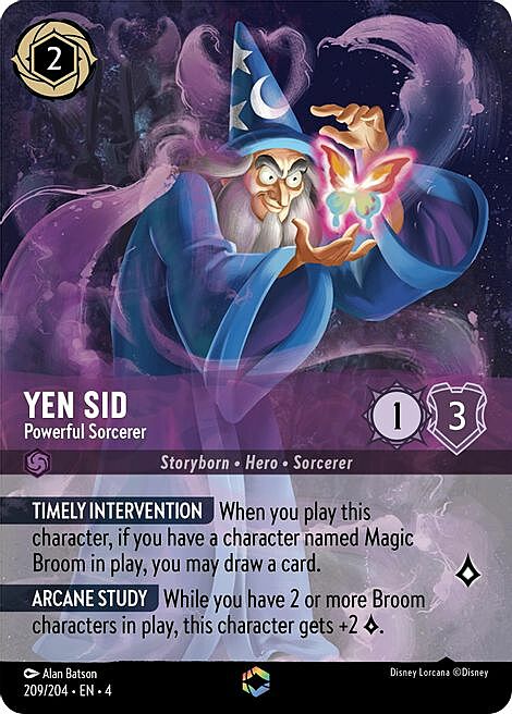 Yen Sid - Powerful Sorcerer Card Front