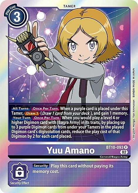 Yuu Amano Card Front