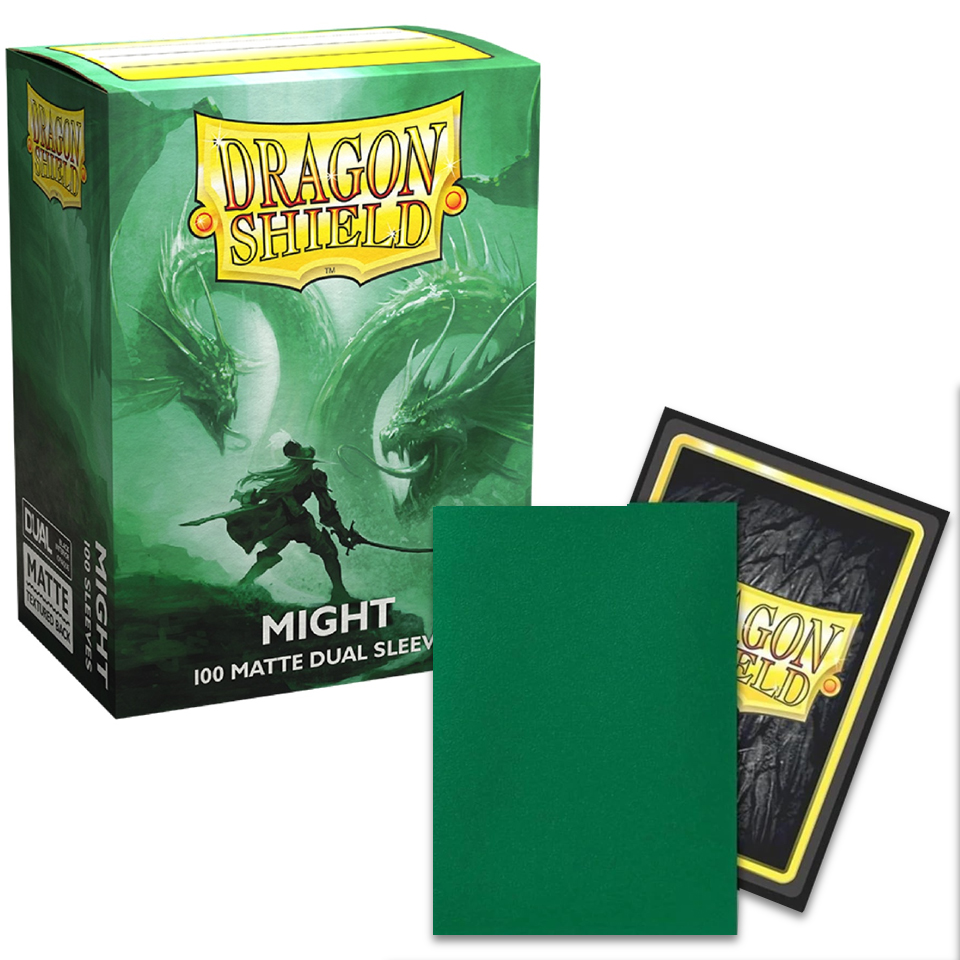 100 Dragon Shield Sleeves - Matte Dual Might