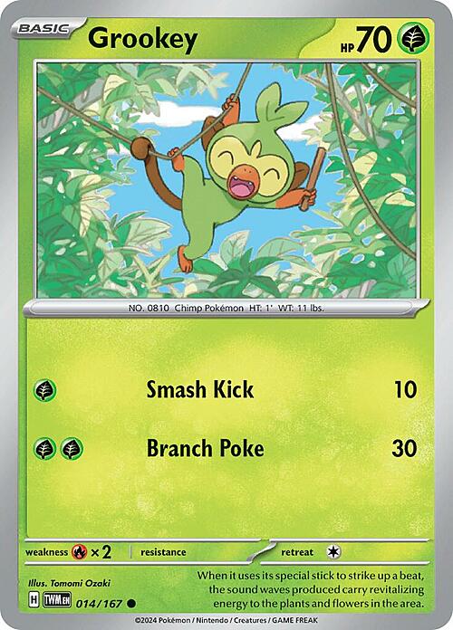 Grookey Card Front