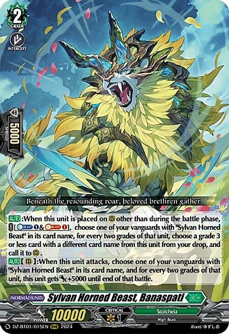 Sylvan Horned Beast, Banaspati Card Front