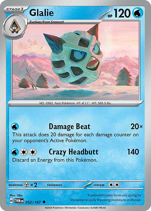 Glalie Card Front