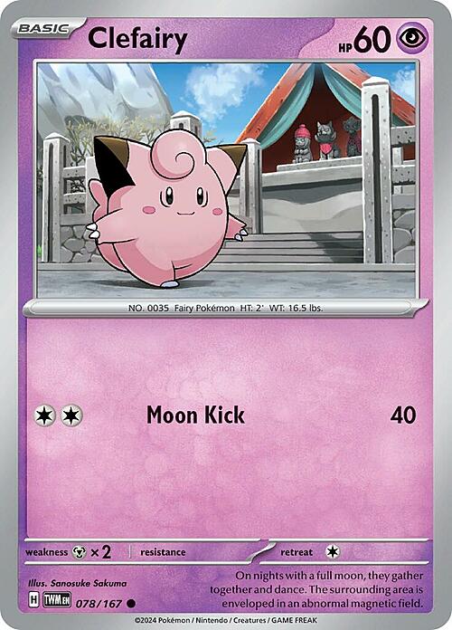 Clefairy Card Front