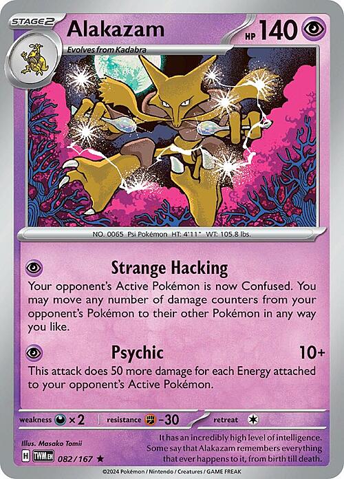 Alakazam Card Front