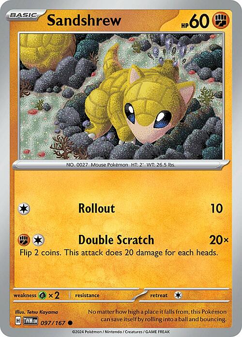 Sandshrew Card Front