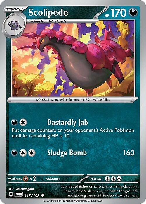 Scolipede Card Front