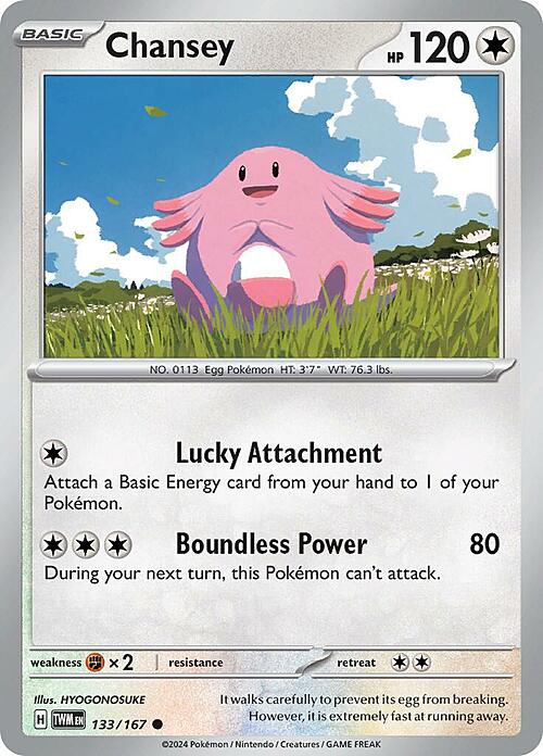 Chansey Card Front