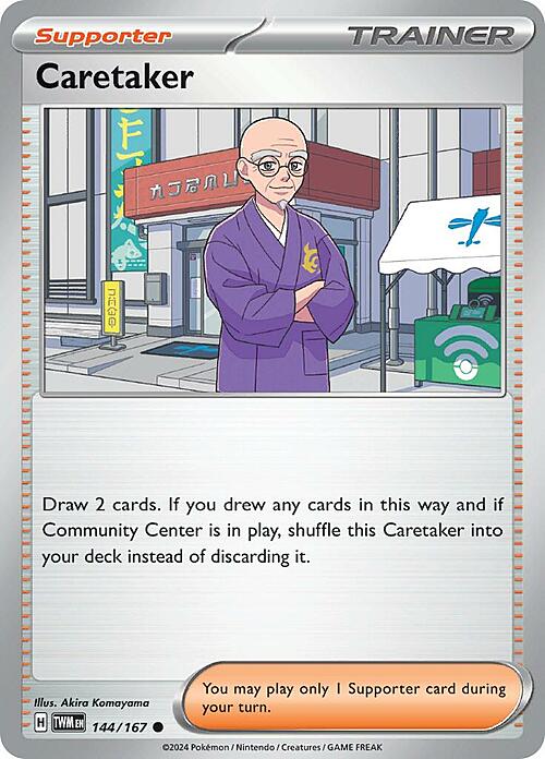 Caretaker Card Front