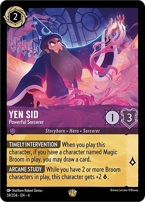 Yen Sid - Powerful Sorcerer Card Front