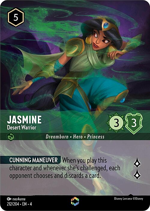 Jasmine - Desert Warrior Card Front