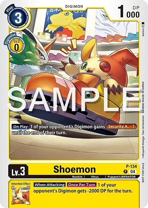 Shoemon Card Front