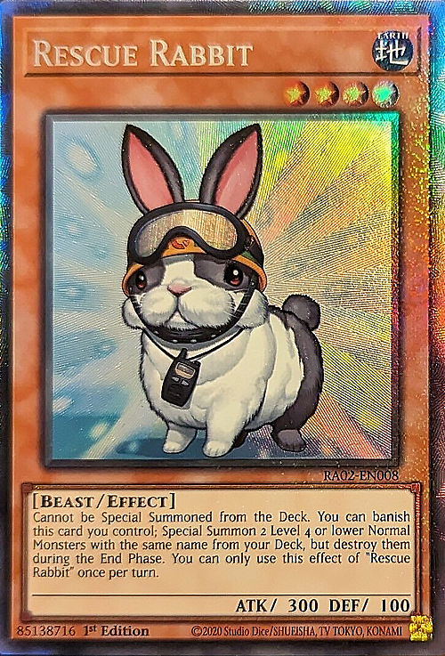 Rescue Rabbit Card Front