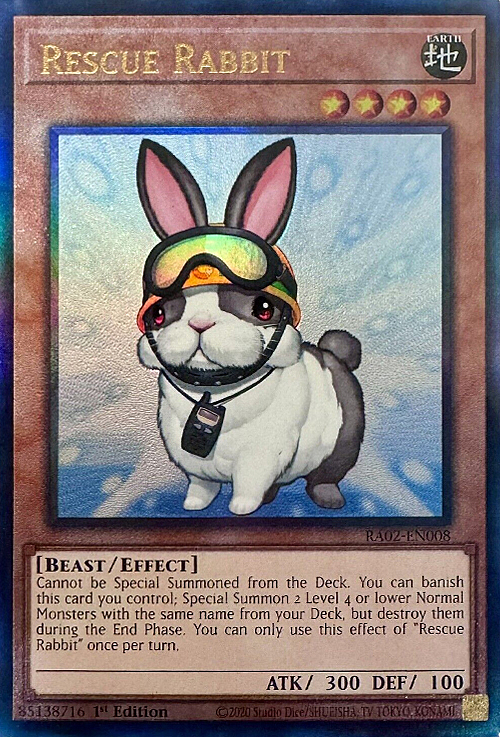 Rescue Rabbit Card Front