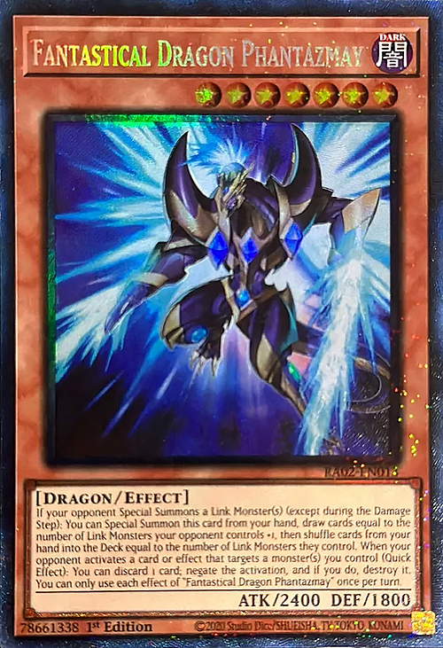 Fantastical Dragon Phantazmay Card Front