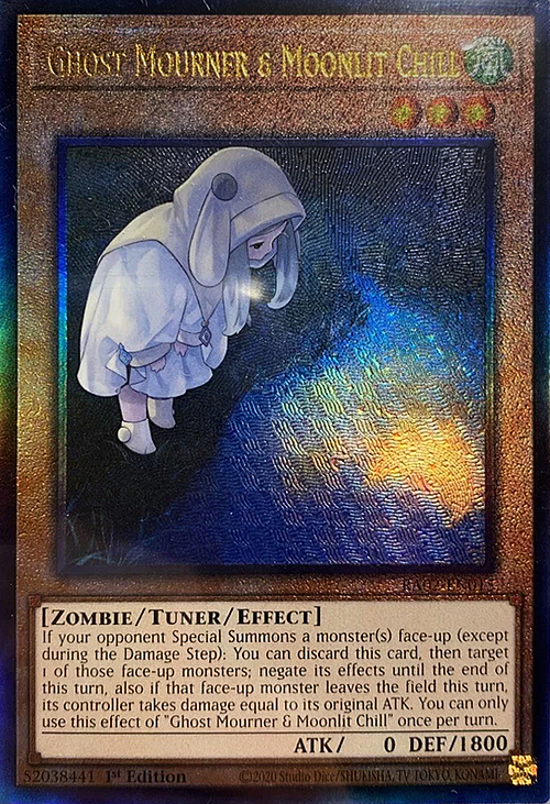 Ghost Mourner & Moonlit Chill Card Front