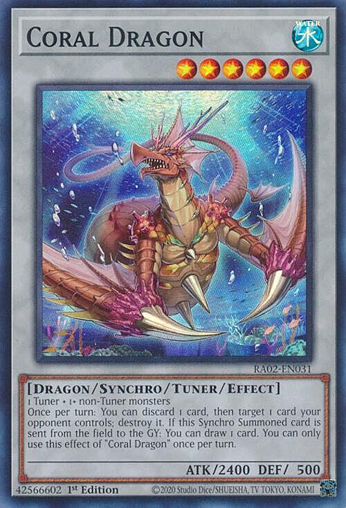 Coral Dragon Card Front