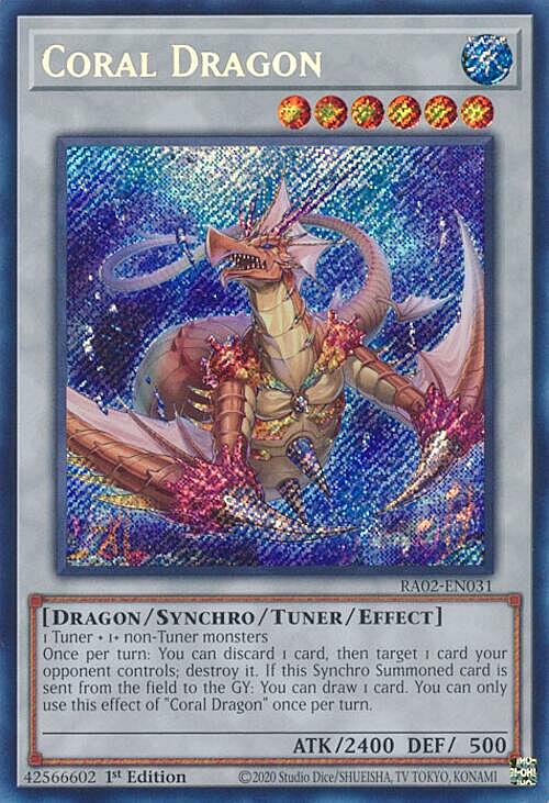 Coral Dragon Card Front