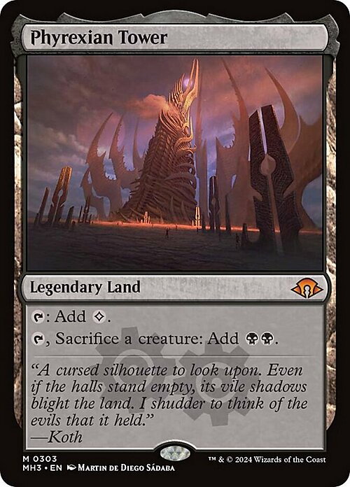 Phyrexian Tower Card Front