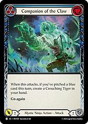 Companion of the Claw (Blue)