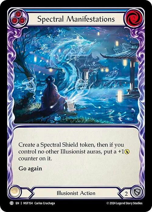 Spectral Manifestations (Blue) Card Front