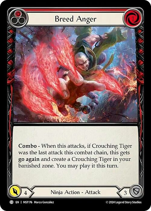 Breed Anger (Red) Card Front