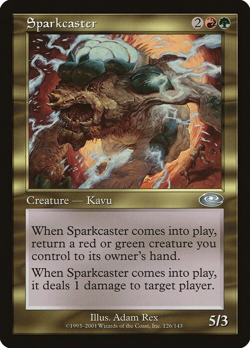 Sparkcaster Card Front