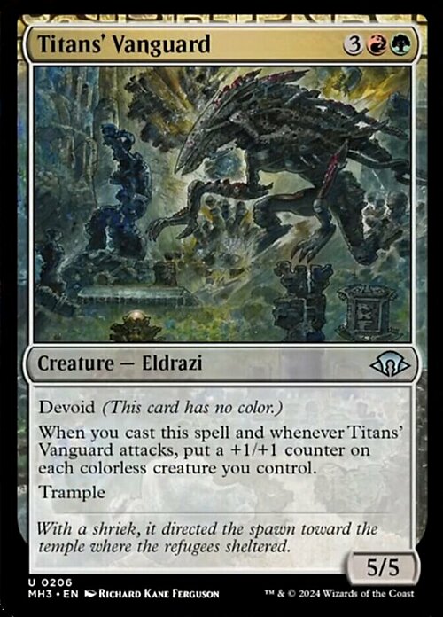 Titans' Vanguard Card Front