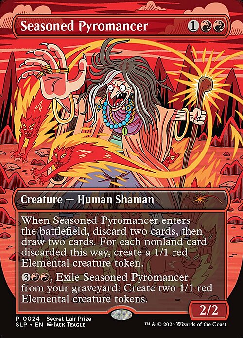 Seasoned Pyromancer Card Front