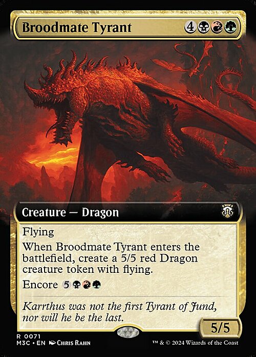 Broodmate Tyrant Card Front