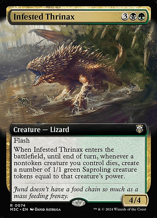 Infested Thrinax Card Front