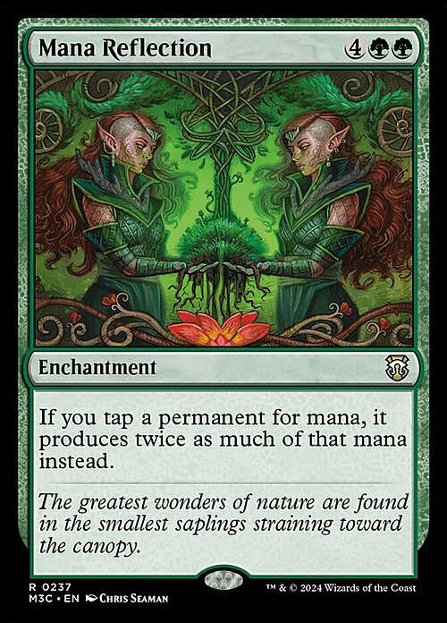 Mana Reflection Card Front