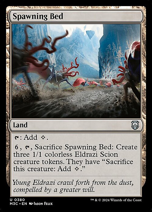 Spawning Bed Card Front