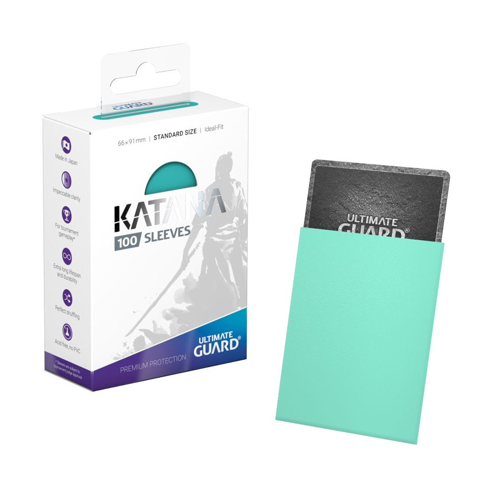 100 Ultimate Guard Katana Sleeves | Turquoise