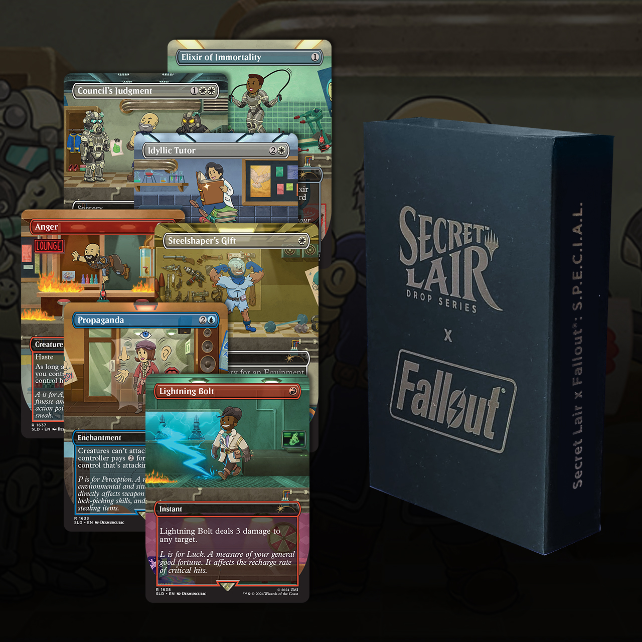 Secret Lair Drop Series: Equinox Superdrop 2024: Secret Lair x Fallout: S.P.E.C.I.A.L.