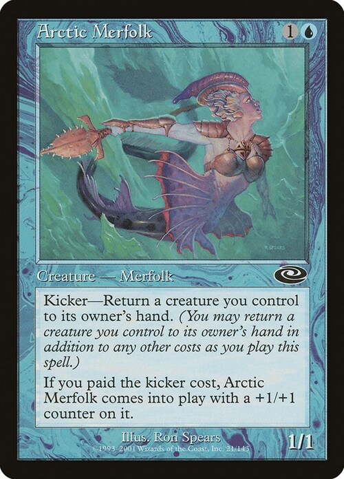 Arctic Merfolk Card Front