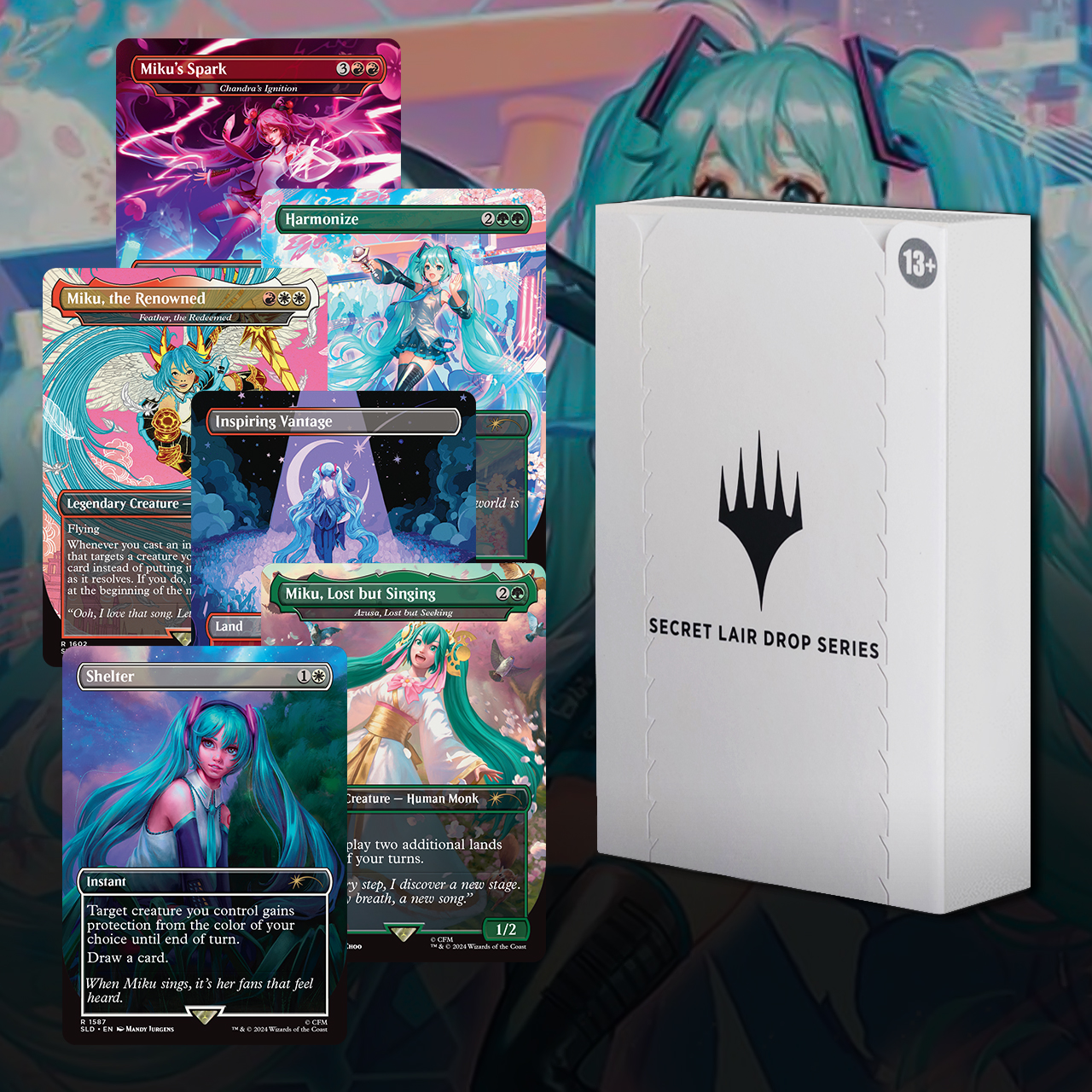 Secret Lair Drop Series: Spring Superdrop 2024: Hatsune Miku: Sakura Superstar