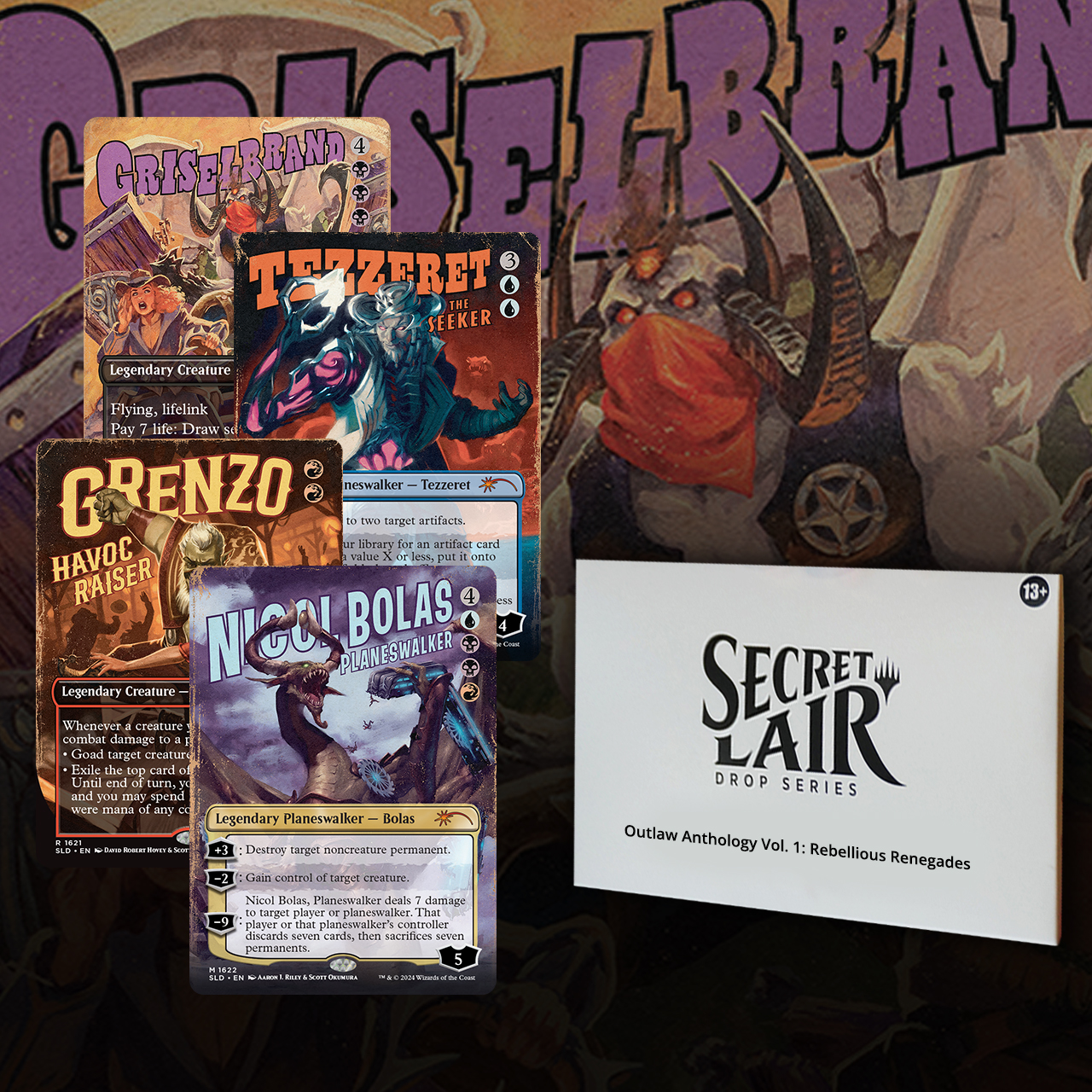 Secret Lair Drop Series: Spring Superdrop 2024: Outlaw Anthology Vol. 1: Rebellious Renegades