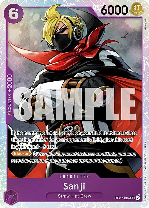 Sanji Card Front