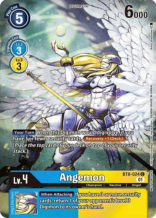 Angemon Card Front